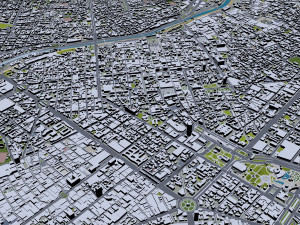 Lima city peru 80km 3D Model