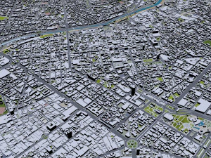 Lima city peru 80km 3D Model