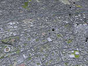 Lima city peru 80km 3D Model