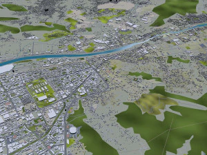 Lima city peru 80km 3D Model