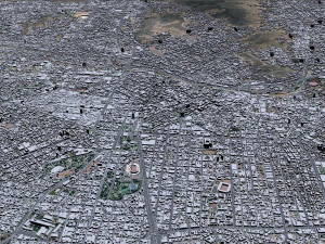 Lima city peru 80km 3D Model