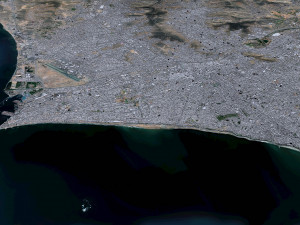 Lima city peru 80km 3D Model
