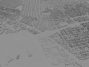 Burbank city california 30km Modèle 3D