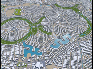 Glendale az city usa 80km 3D Model