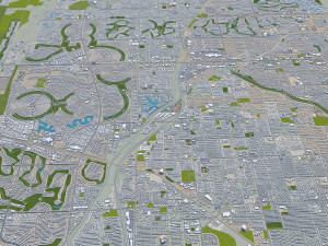 Glendale az city usa 80km 3D Model