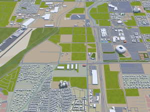 Glendale az city usa 80km 3D Model