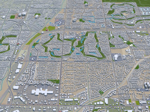 Glendale az city usa 80km 3D Model