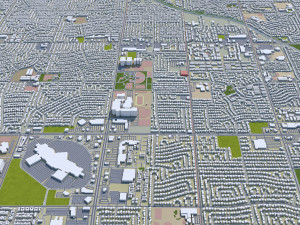 Glendale az city usa 80km 3D Model