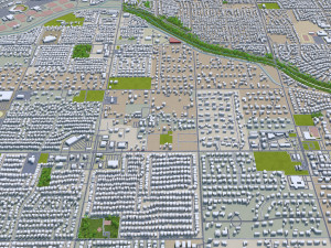 Glendale az city usa 80km 3D Model