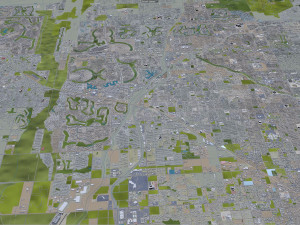 Glendale az city usa 80km 3D Model