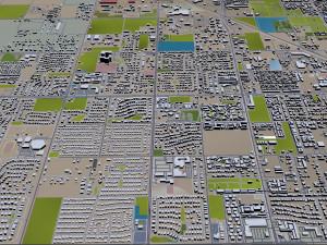Glendale az city usa 80km 3D Model