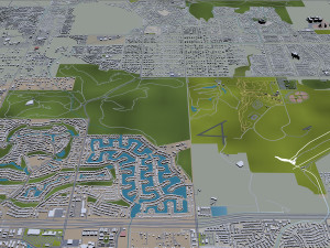 Glendale az city usa 80km 3D Model