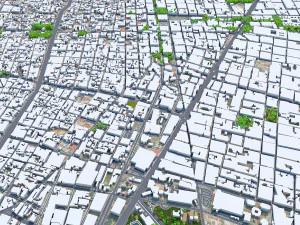 멕시코 과달라하라시 50km 3D 모델