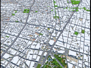 Guadalajara city mexico 50 km 3D Model