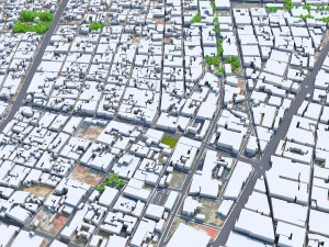 Guadalajara city mexico 50 km 3D Model