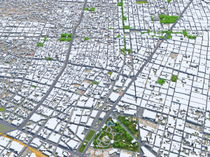 Guadalajara city mexico 50 km 3D मॉडल