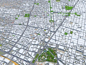 Guadalajara city mexico 50 km 3D Model