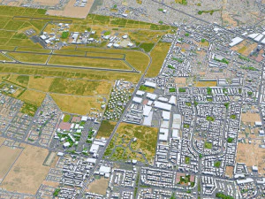 Guadalajara city mexico 50 km 3D Model