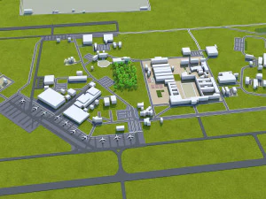 Guadalajara city mexico 50 km 3D Model