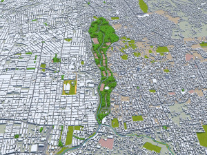 Guadalajara city mexico 50 km 3D मॉडल