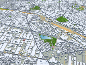 Guadalajara city mexico 50 km 3D मॉडल