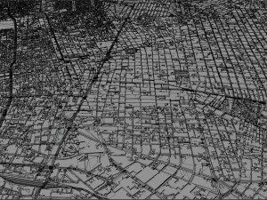 Guadalajara city mexico 50 km 3D Model