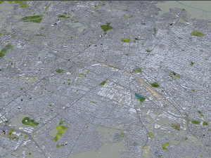 Guadalajara city mexico 50 km 3D मॉडल