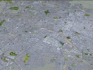 Guadalajara city mexico 50 km 3D Model