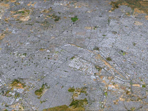 Guadalajara city mexico 50 km 3D Model