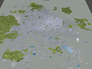 Guadalajara city mexico 50 km 3D मॉडल