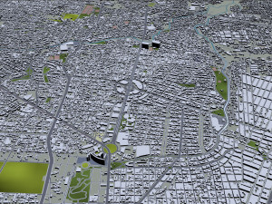 Guadalajara city mexico 50 km 3D मॉडल
