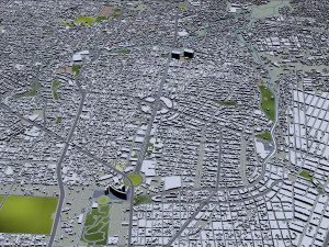 Guadalajara city mexico 50 km 3D Model