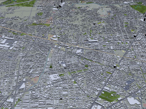 Guadalajara city mexico 50 km 3D मॉडल