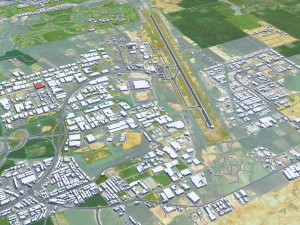 Johor city malaysian 50km 3D Model