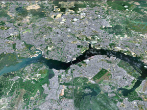 Johor city malaysian 50km 3Dモデル
