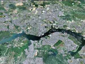 Johor city malaysian 50km 3D Model