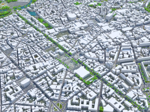 Lille city france 70km 3D Model