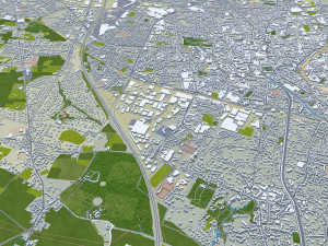 Lille city france 70km 3D Model