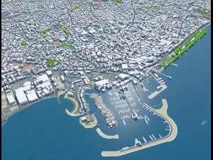 Limassol city cyprus 40km 3D Model