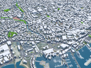 Limassol city cyprus 40km 3D Модель