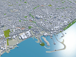 Limassol city cyprus 40km 3D Модель