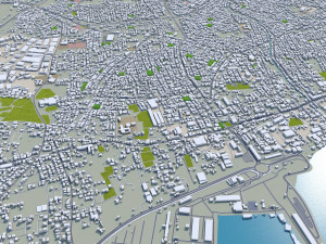 Limassol city cyprus 40km 3D Модель