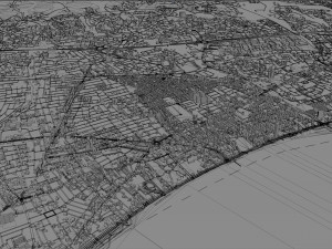 Limassol city cyprus 40km 3D Модель