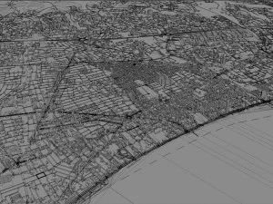 Limassol city cyprus 40km 3D Model