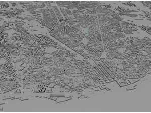 Lisbon city portugal 40km Model 3D