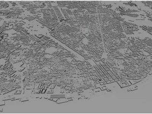 Lisbon city portugal 40km 3D Model