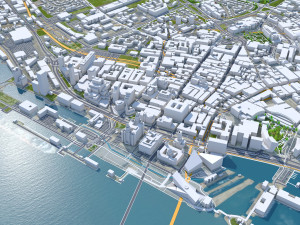 Liverpool city uk 40km Modello 3D