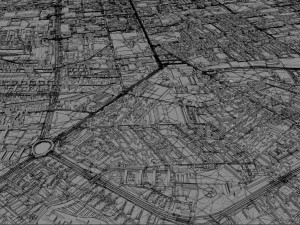 Lodz city poland 80km Modèle 3D
