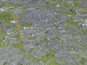 Lodz city poland 80km Modèle 3D