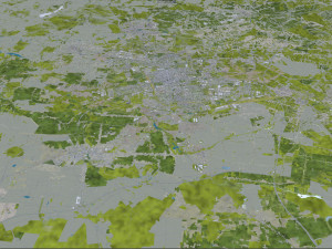 Lodz city poland 80km Modèle 3D